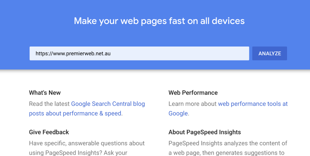 Google PageSpeed Insights can help your SEO